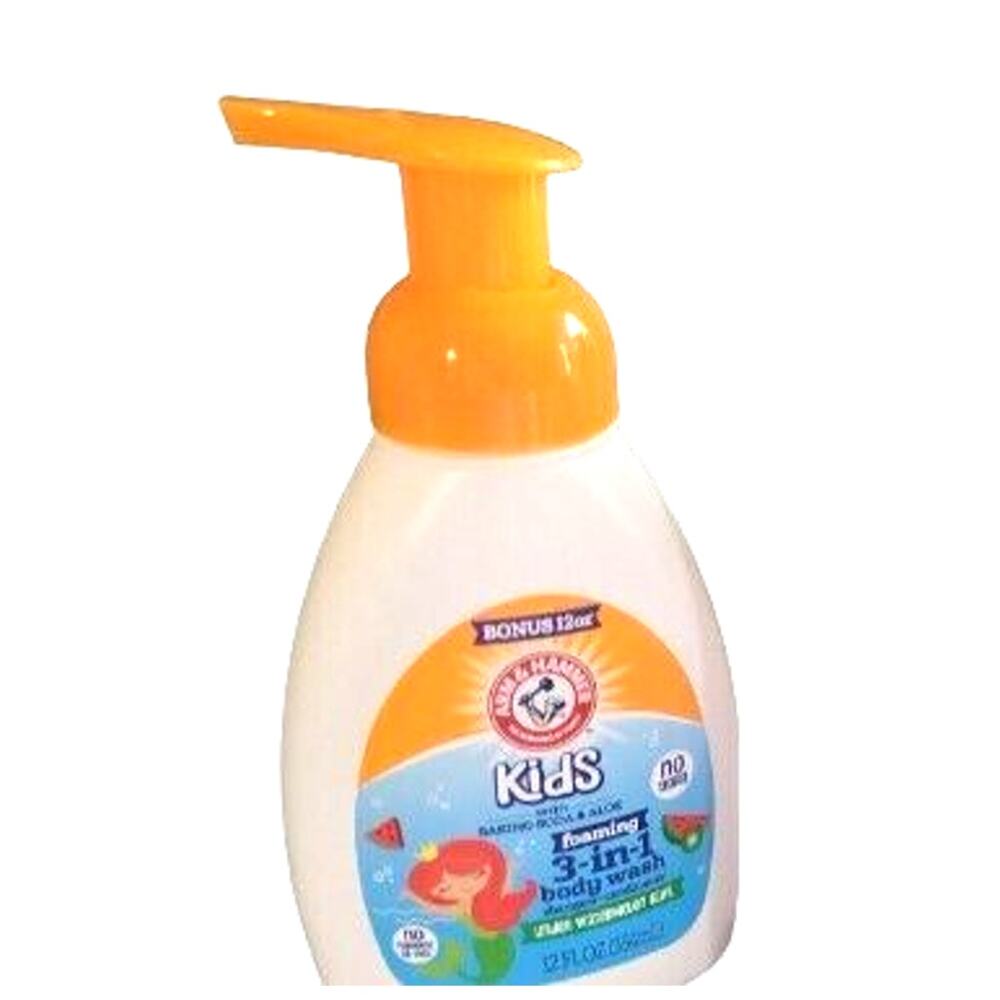 Arm & Hammer KIDS MERMAID Watermelon Kiwi PUMP Body Wash Shampoo Conditioner